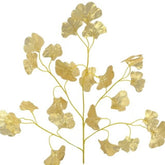 Huitich artificial golden ginkgo leaves decorative branch for home and event decor